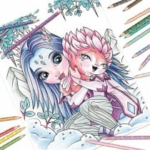 Picture Block for Colouring In Hape