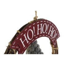 Couronne de Noël DKD Home Decor Multicouleur Bois 30 x 7 x 46 cm (2 Unités)