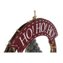 Weihnachtskranz DKD Home Decor Bunt Holz 30 x 7 x 46 cm (2 Stück)