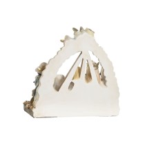 Weihnachtskrippe DKD Home Decor Blau Weiß Braun Harz 23,5 x 8 x 20,5 cm (2 Stück)
