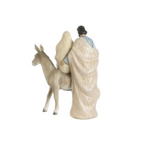 Weihnachtskrippe DKD Home Decor Blau Weiß Braun Silberfarben Harz 23,5 x 16 x 32 cm (2 Stück)