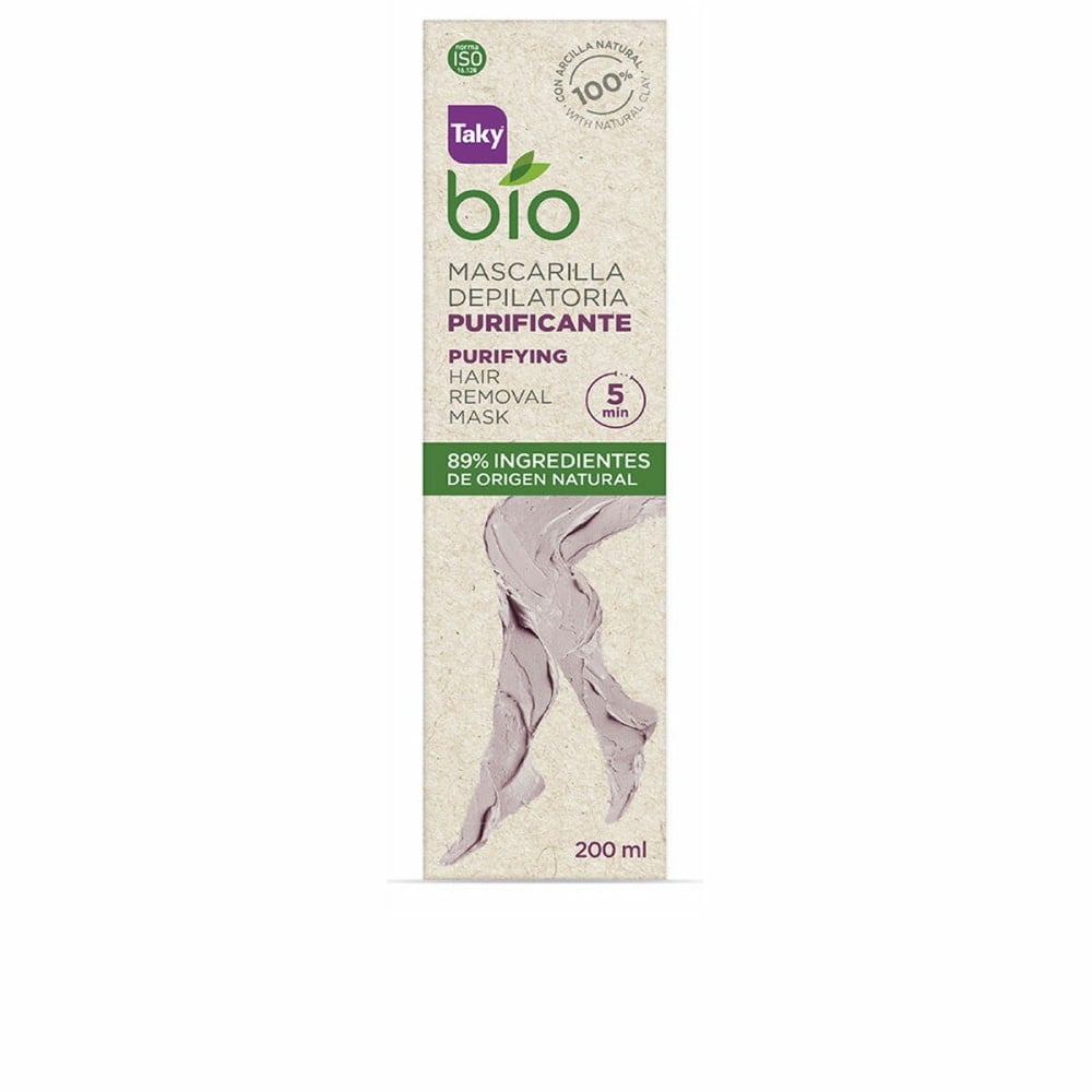 Körper Enthaarungswachs Taky Bio Natural 0% Purifying 200 ml