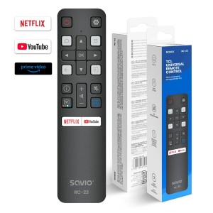 Télécommande Universelle Savio RC-23 Noir