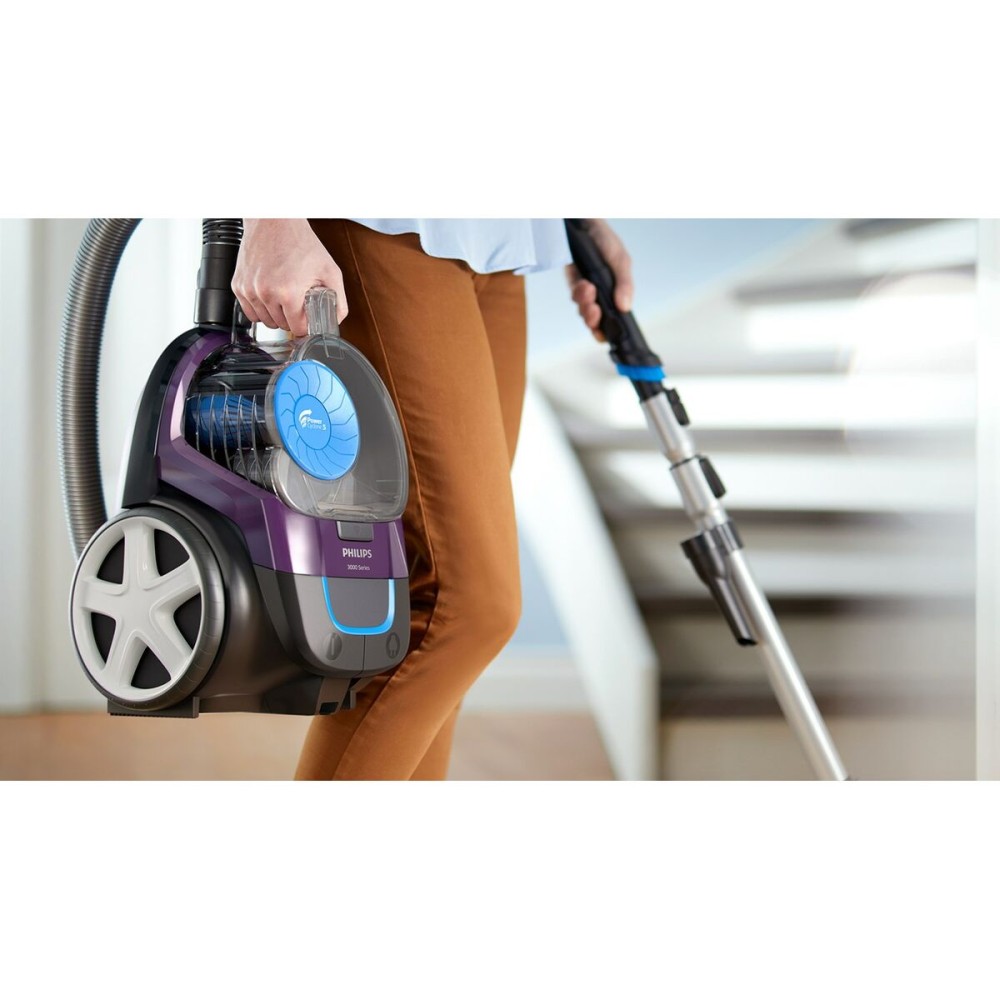 Bagless Vacuum Cleaner Philips FC9333/09 Blue Black Grey Purple 900 W 750 W