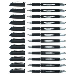 Liquid ink pen Uni-Ball Rollerball Jestsream SX-210 Black 1 mm (12 Pieces)