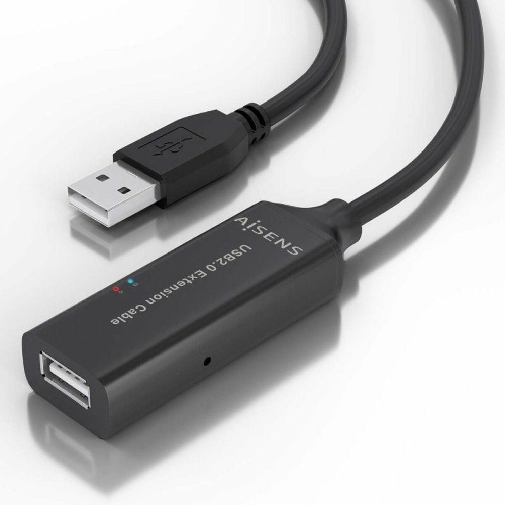 Câble USB Aisens A101-0915 Noir 10 m