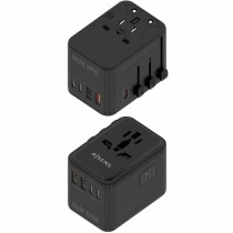 Wandladegerät Aisens ASPS-2A3C09-BK 35 W Schwarz