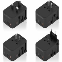 Wandladegerät Aisens ASPS-2A3C09-BK 35 W Schwarz