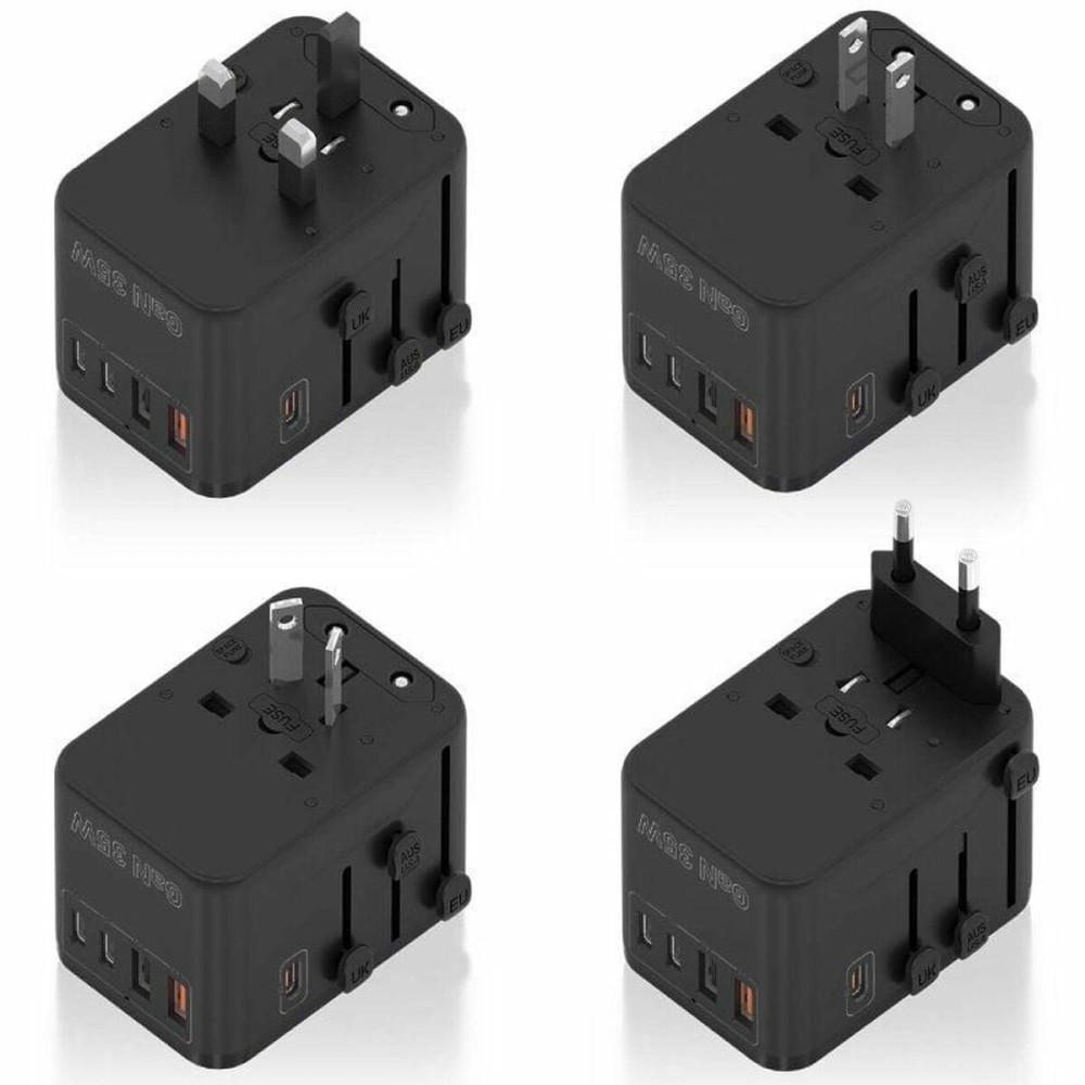 Wandladegerät Aisens ASPS-2A3C09-BK 35 W Schwarz