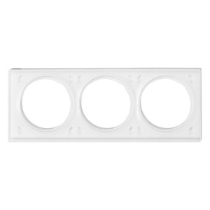 Cadre de finition pour interrupteur d'éclairage Fibaro FG-Wx-PP-0004 Blanc 1 Pièce