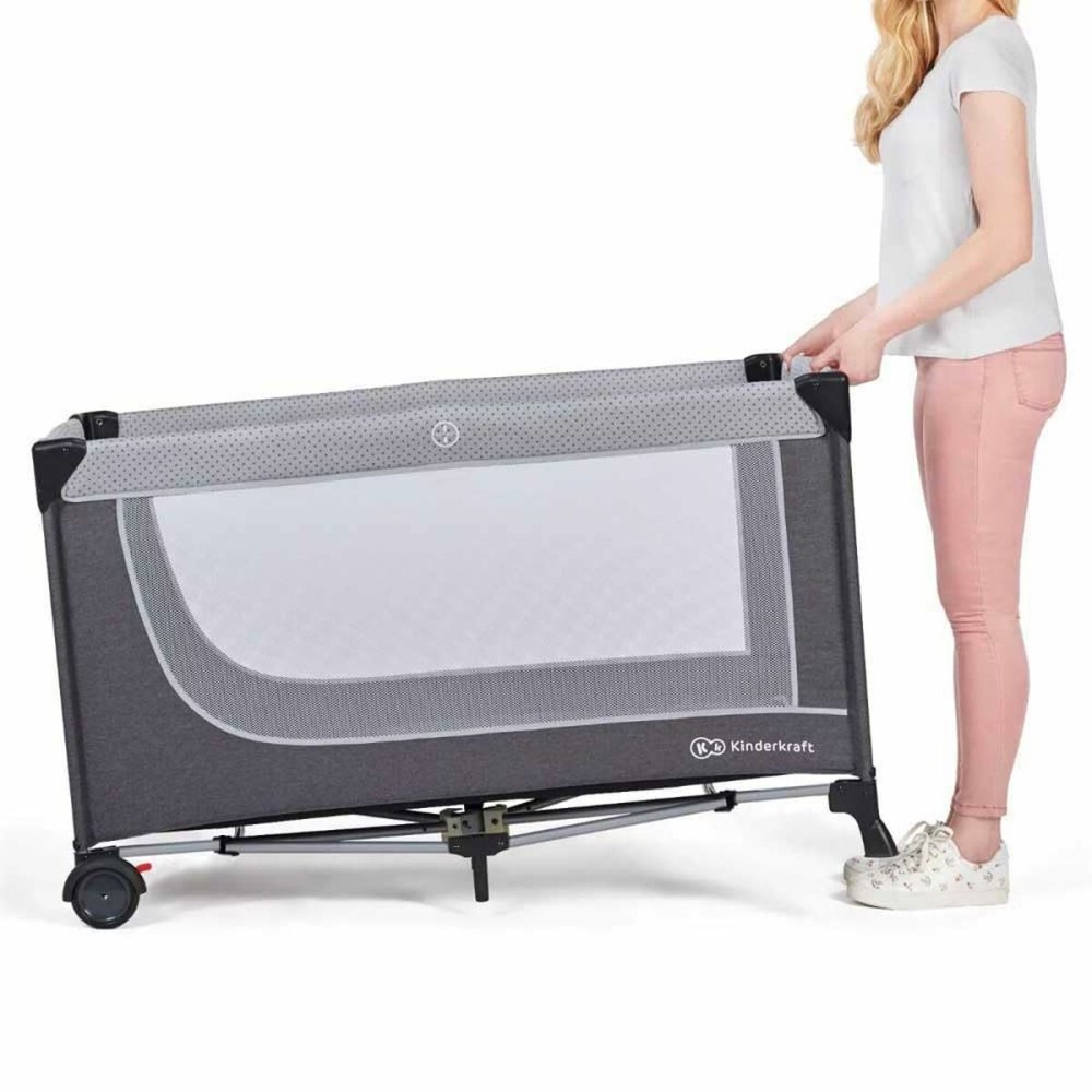 Lit de bébé Kinderkraft KCLEOD00GRY0000