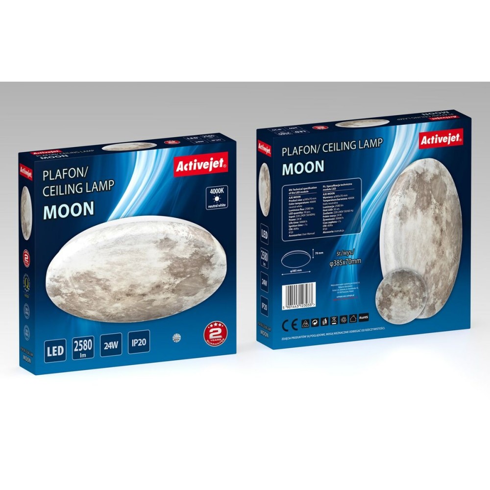 False ceiling Activejet AJE-MOON 24W 24 W 1920 lm (4000 K)