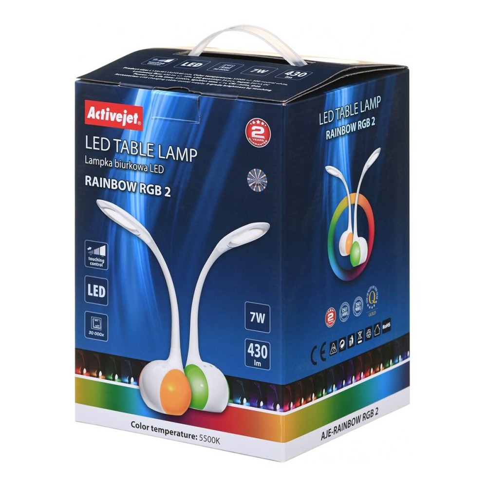 Tischleuchte Activejet AJE-RAINBOW 2 Weiß 7 W 430 Lm
