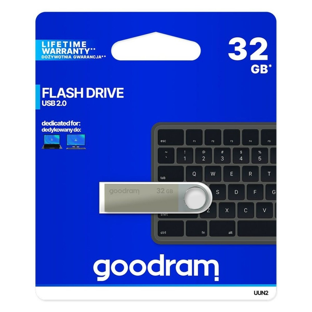 USB stick GoodRam UUN2-0320S0R11 Black Silver 32 GB