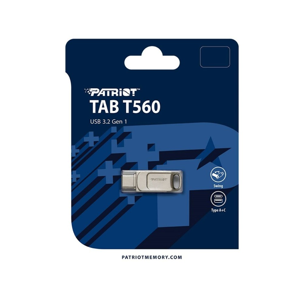Clé USB Patriot Memory PS128GT560DS5D Argenté 128 GB