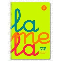 Cahier Lamela Fluor Jaune Din A4 5 Pièces 80 Volets