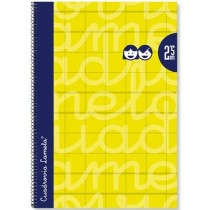 Cahier Lamela 4 mm Jaune Din A4 5 Pièces 80 Volets