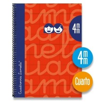 Cahier Lamela Rouge quarto 5 Pièces 80 Volets