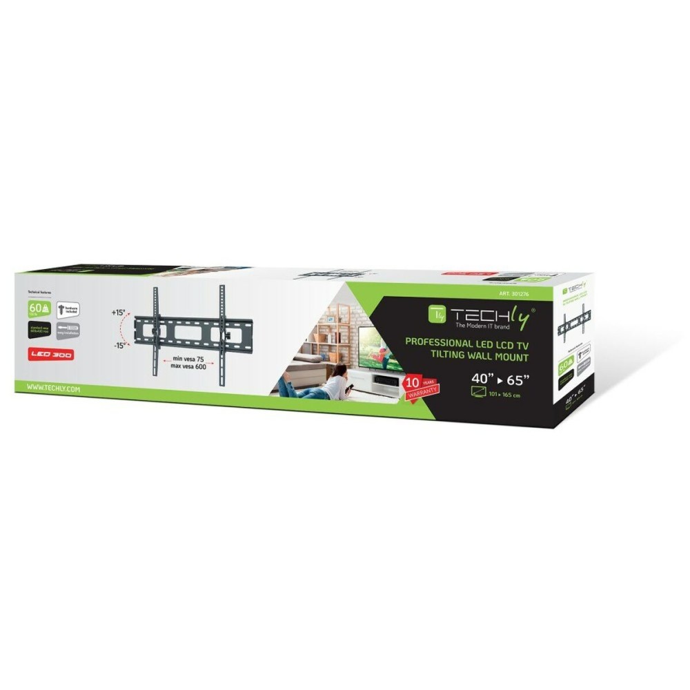 Support de TV Techly 301276 65" 60 Kg