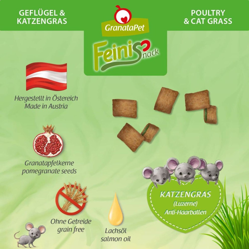 Collation pour Chat GranataPet Oiseaux 50 g