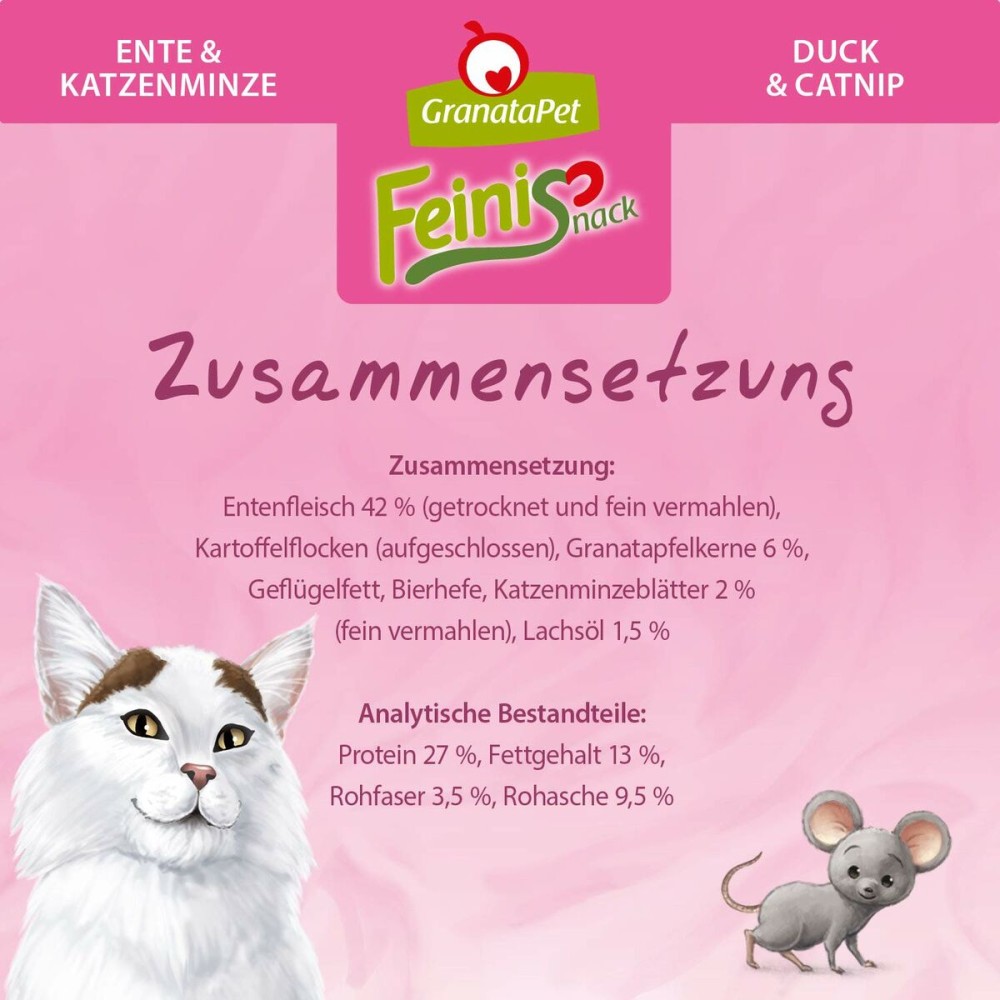 Collation pour Chat GranataPet Canard 50 g