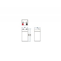 Battery for Uninterruptible Power Supply System UPS Green Cell AGM36 45 Ah