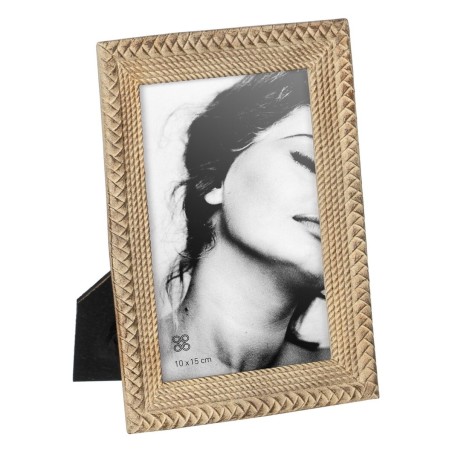 Photo frame Beige Polyresin 14 x 2 x 18,5 cm