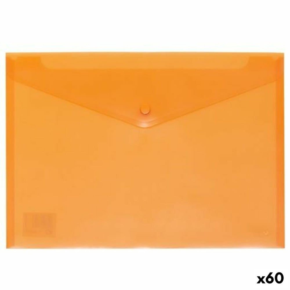 Dokumentenhalter mit Lasche Grafoplas Orange A4 Polypropylen (60 Stück)