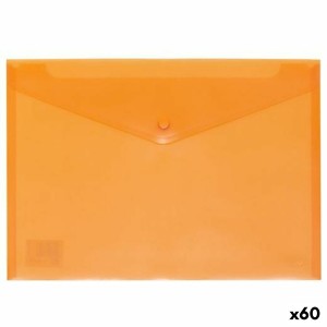 Dokumentenhalter mit Lasche Grafoplas Orange A4 Polypropylen (60 Stück)