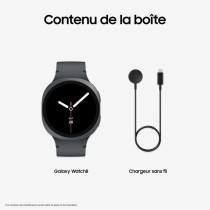 Montre intelligente Samsung Watch8 Noir Graphite 1,5" Ø 44 mm