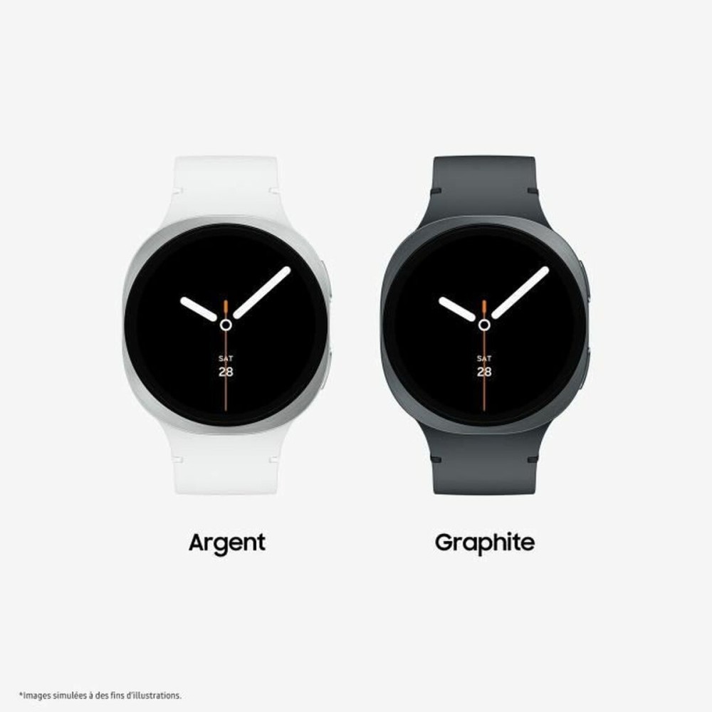 Smartwatch Samsung Watch8 Schwarz Graphit 1,5" Ø 44 mm