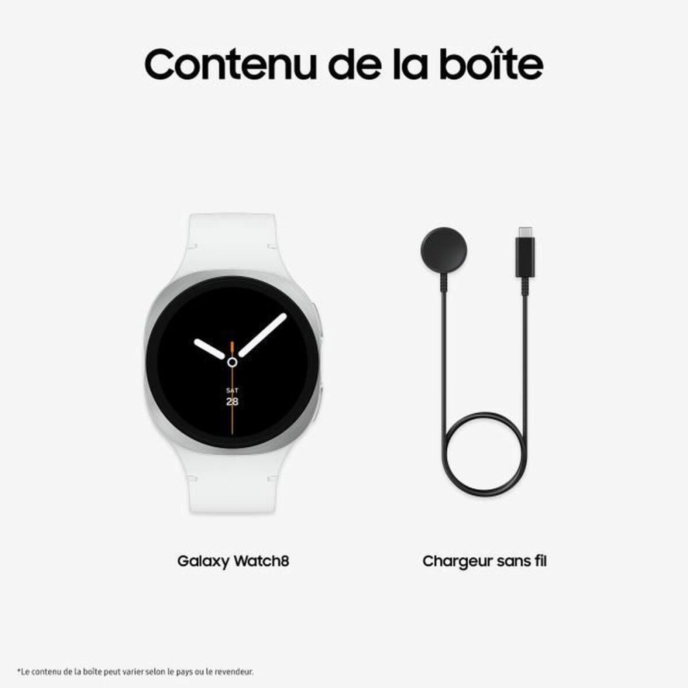 Smartwatch Samsung Watch8 Weiß Silberfarben 1,3" 40 mm
