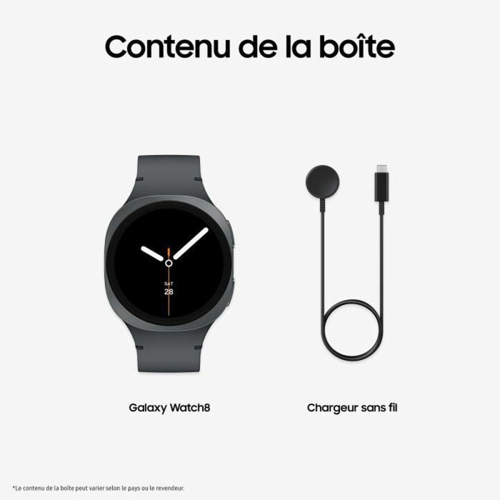 Smartwatch Samsung Watch8 Schwarz Graphit 1,3" 40 mm