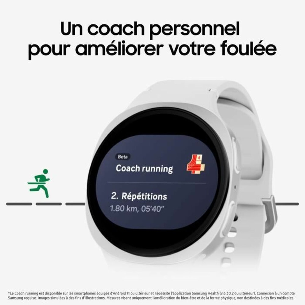 Smartwatch Samsung Watch8 Schwarz Graphit 1,5" Ø 44 mm