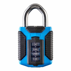 Serrure à combinaison Squire 50 mm Acier inoxydable Bleu
