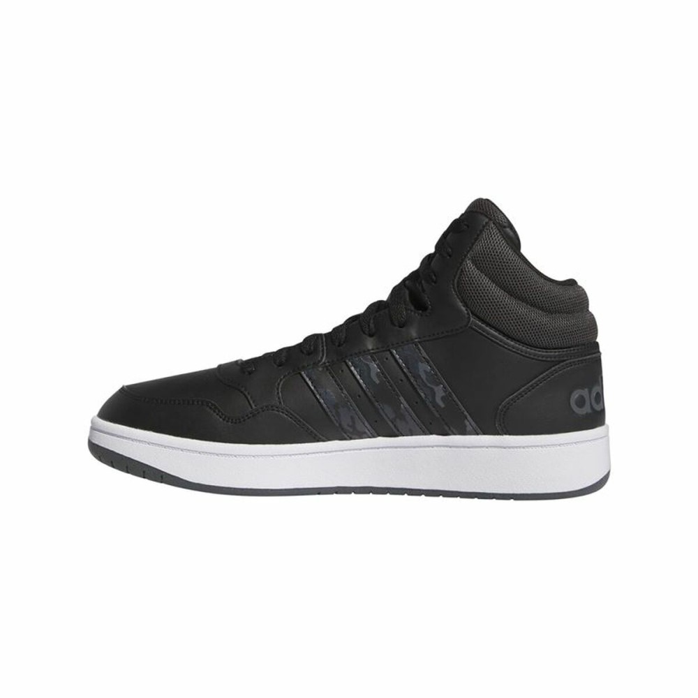 Chaussures casual homme Adidas Hoops 3.0 Mid Noir