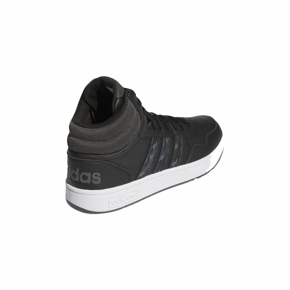Chaussures casual homme Adidas Hoops 3.0 Mid Noir