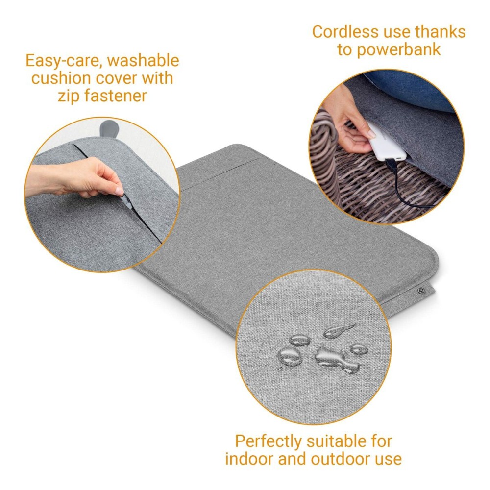 Electric Blanket Medisana 60278 Grey Polyester Felt