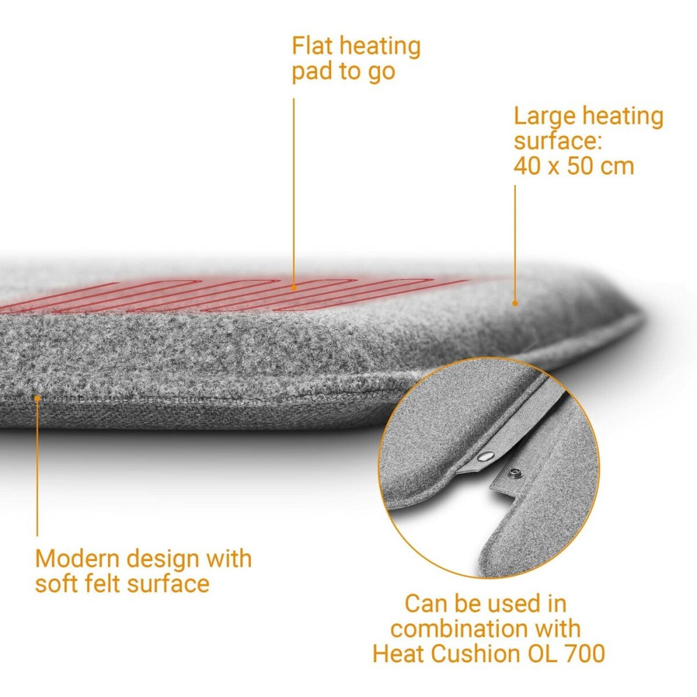 Electric Blanket Medisana 60278 Grey Polyester Felt
