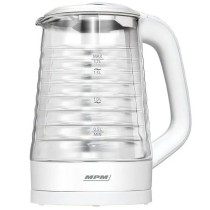Bouilloire Mpm MCZ-124 Blanc verre 2200 W 1,7 L