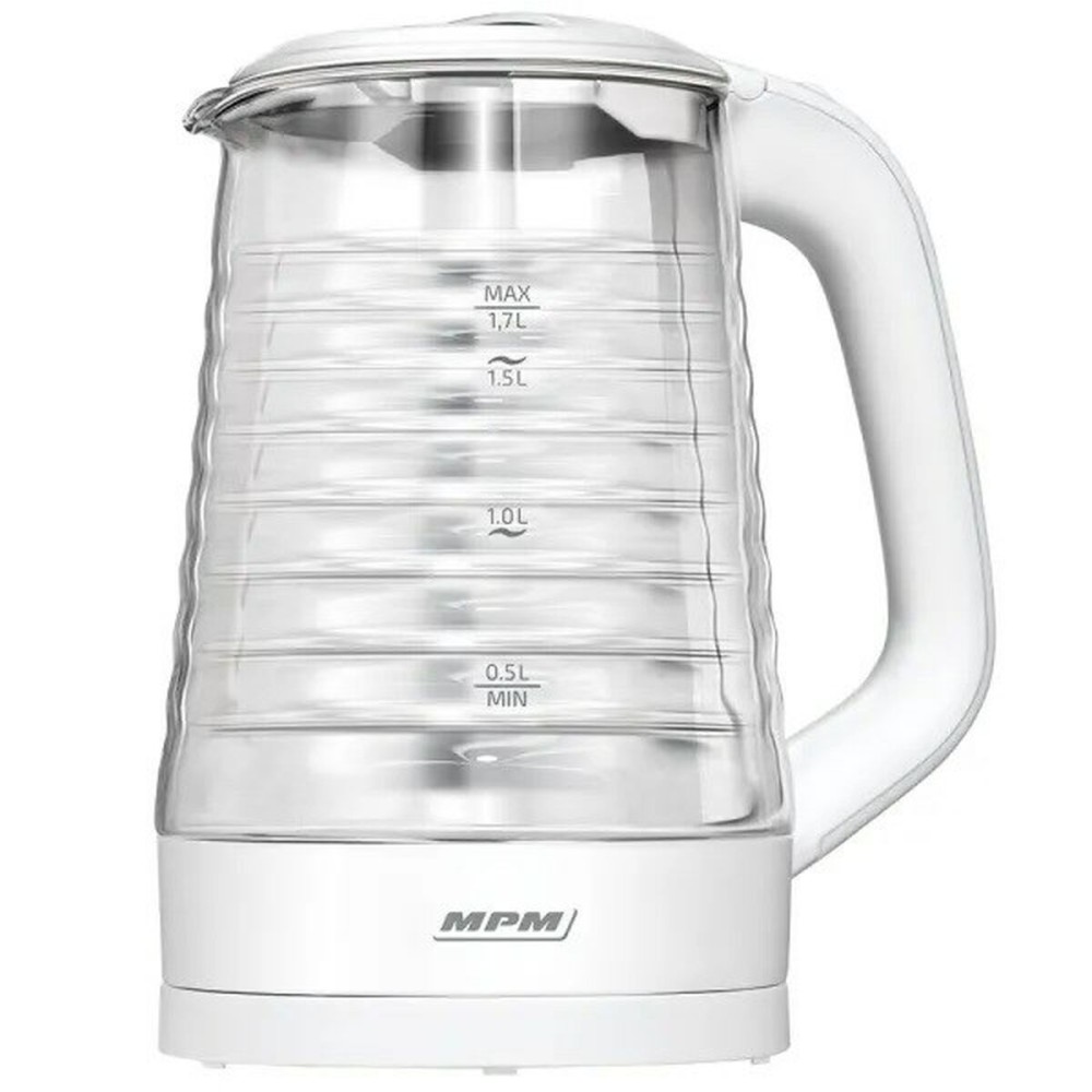 Bouilloire Mpm MCZ-124 Blanc verre 2200 W 1,7 L