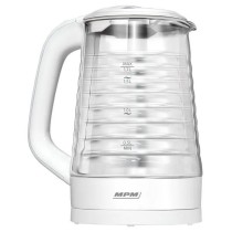 Kettle Mpm MCZ-124 White Glass 2200 W 1,7 L