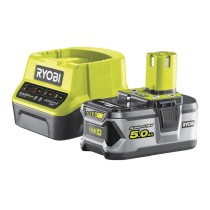 Ladegerät und wiederaufladbarer Batteriesatz Ryobi 5133003366 5 Ah 18 V
