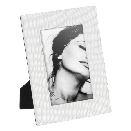 Photo frame White Polyresin 16 x 1,7 x 21 cm