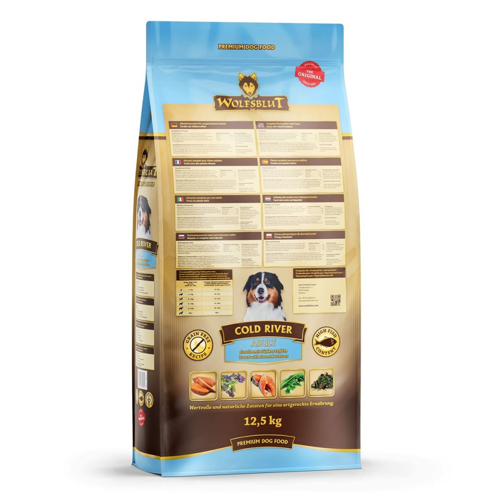 Nourriture Wolfsblut Adulte Poisson Patate douce 12,5 Kg