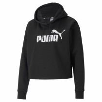 Sweat à capuche femme Puma Essentials Cropped Logo Noir