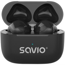 Drahtlose Kopfhörer Savio TWS-02 PRO Schwarz black