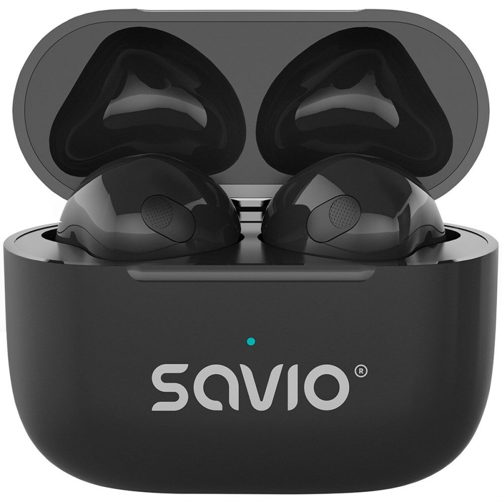 Drahtlose Kopfhörer Savio TWS-02 PRO Schwarz black