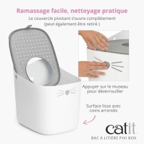 Bac à litière pour chats Catit Pixi Box 52 x 41 x 47,5 cm Plastique