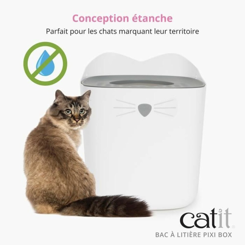 Bac à litière pour chats Catit Pixi Box 52 x 41 x 47,5 cm Plastique